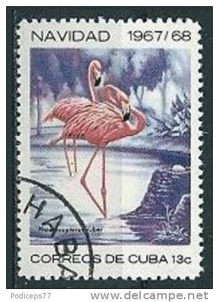 Kuba  1967   Navidad - Flamingo 13 C   Mi-Nr.1387  Gestempelt / Used - Flamingos