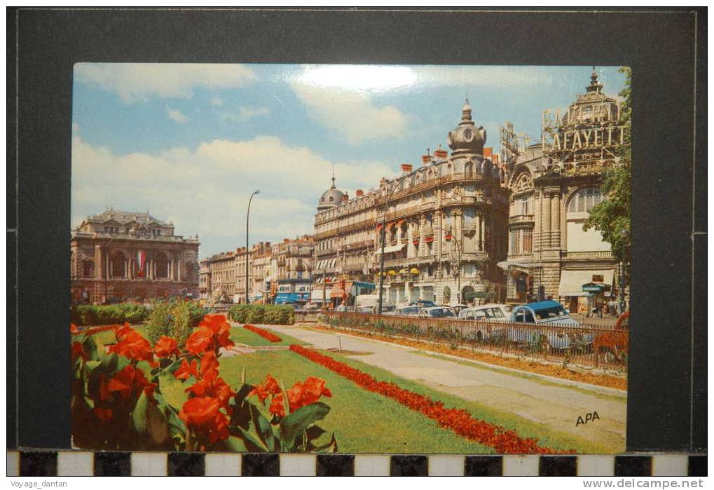 MONTPELLIER PLACE DE LA COMEDIE SQUARE DE LA GARE DU TRAIN DE PALAVAS LES FLOTS - Montpellier