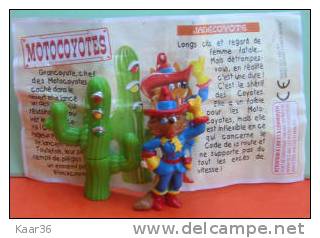 .. LES MOTOCOYOTES .. " JANECOYOTE " Avec BPZ ... FRANCE 2004 ..** - Aufstellfiguren