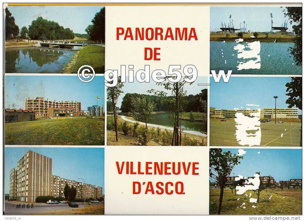 VILLENEUVE D'ASCQ - Multi-vues - Parc Urbain - Le Stade - Quartier Du Triolo - Parc Urbain - Faculté Des Lettres... - Villeneuve D'Ascq