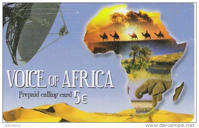 Elephant/Camel/Sunset - Greece Prepaid Calling Card - Jungle