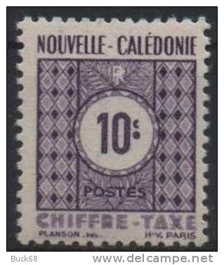 NOUVELLE-CALEDONIE Taxe 39 ** CHIFFRE-TAXE - Portomarken