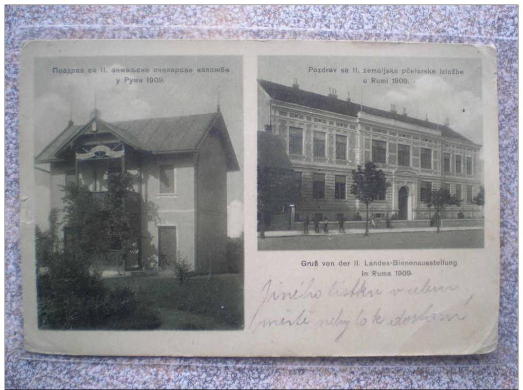 Ruma,1909.Beekeeper's Exhibition,Feldpost  (58) - Serbie