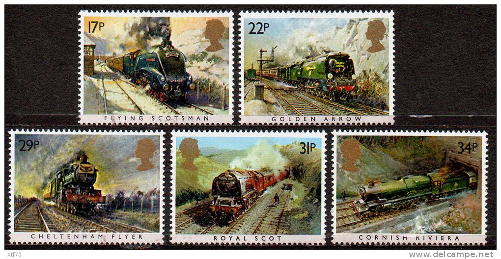 GREAT BRITAIN 1985 Famous Trains - Nuovi