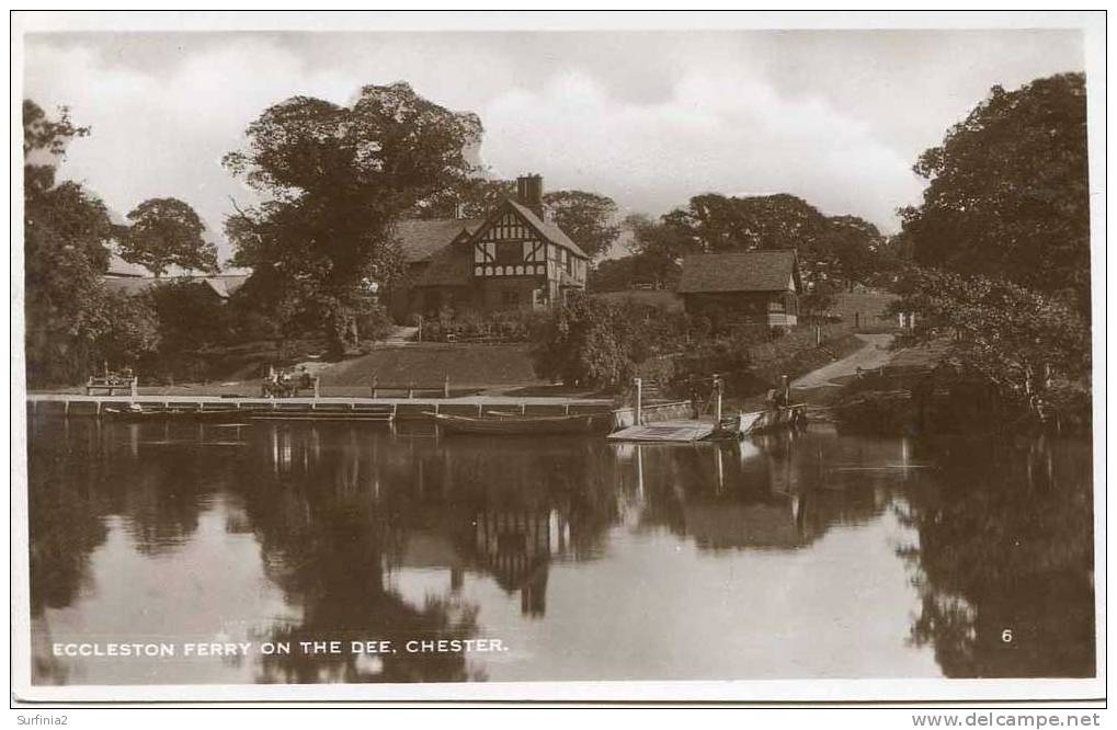 CHESHIRE - ECCLESTON FERRY ON THE DEE RP  Ch229 - Chester