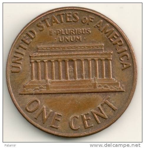 USA 1 Cent 1971 S   KM#201 - 1959-…: Lincoln, Memorial Reverse