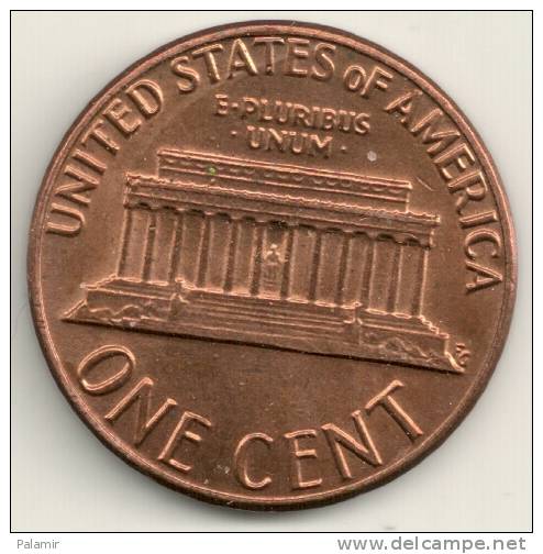 USA 1 Cent 1984  KM#201b - 1959-…: Lincoln, Memorial Reverse