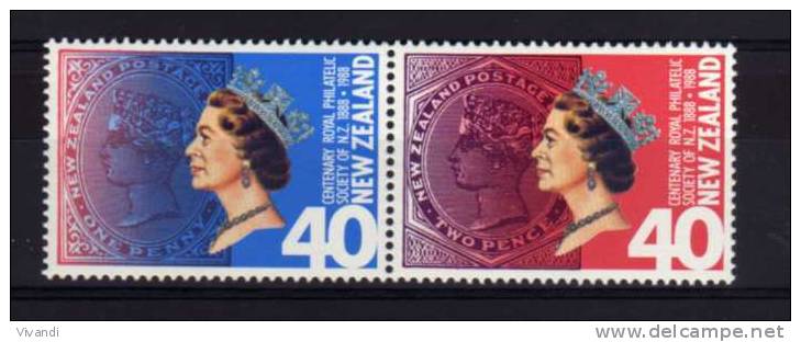 New Zealand - 1988 - Philatelic Society Centenary - MNH - Unused Stamps