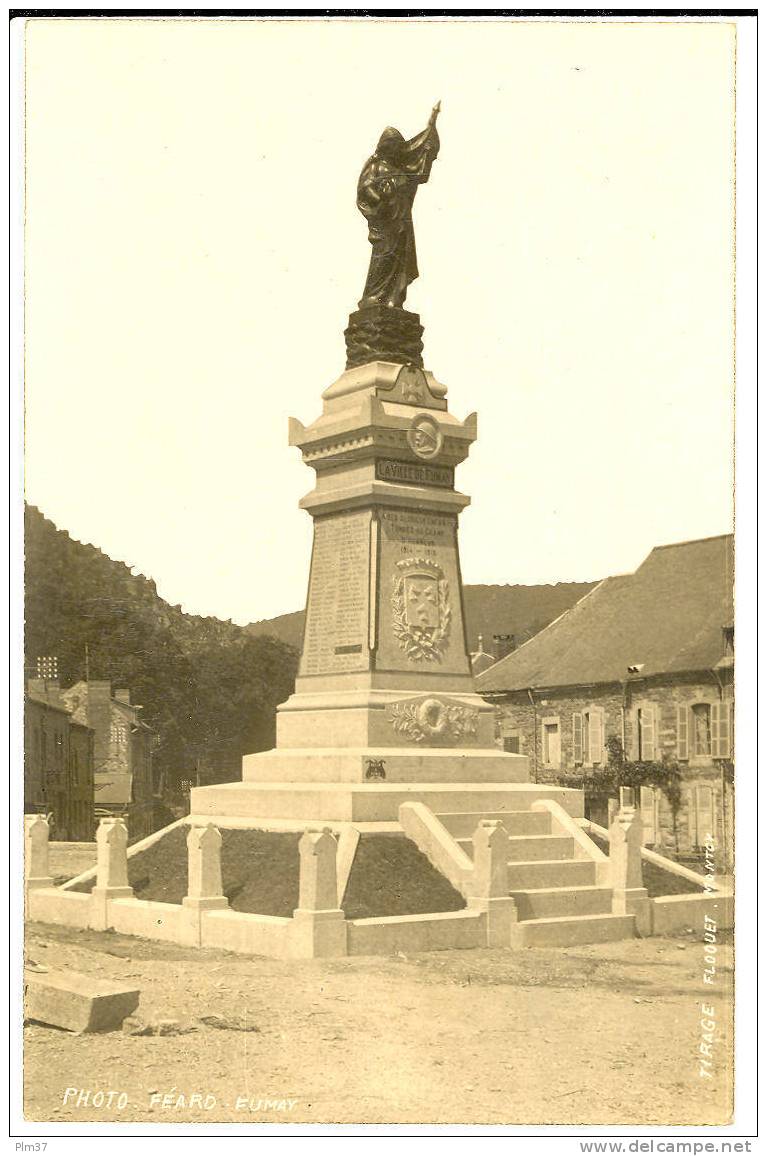 FUMAY - Carte Photo - Monument Aux Morts - Fumay