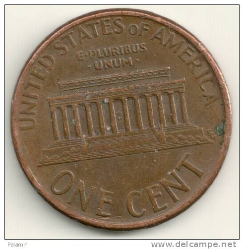 USA 1 Cent 1994  KM #201b - 1959-…: Lincoln, Memorial Reverse