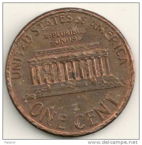 USA 1 Cent 2001  KM #201b - 1959-…: Lincoln, Memorial Reverse