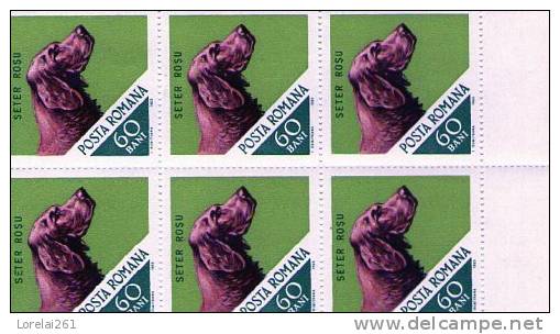 1965 CHIEN DE CHASSE  YV= 2189  MNH  BLOC X 6 - Unused Stamps