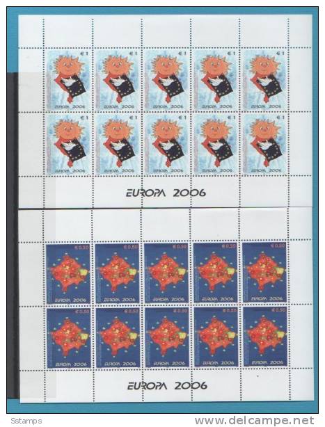 2006KOS KOSOVO  JUGOSLAWIEN JUGOSLAVIJA  EUROPA KOSOVO 2006  2 Mini-sheets  NEVER HINGED - Kosovo