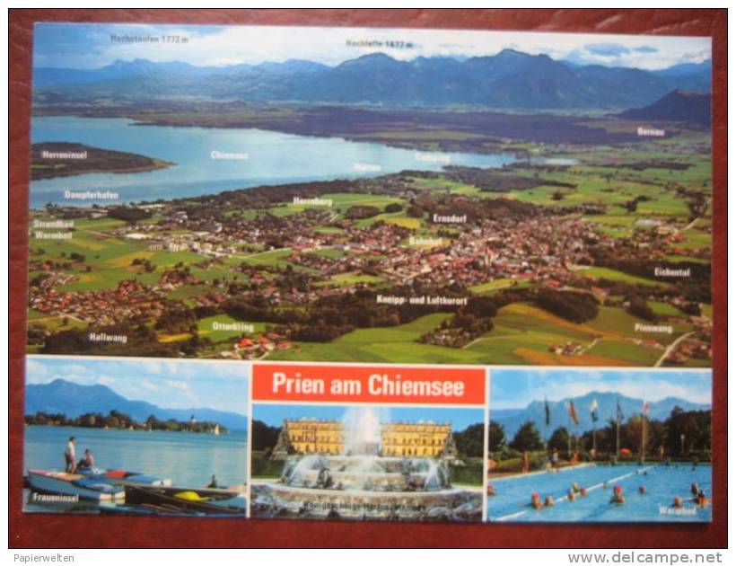 Prien Am Chiemsee - Mehrbildkarte - Chiemgauer Alpen