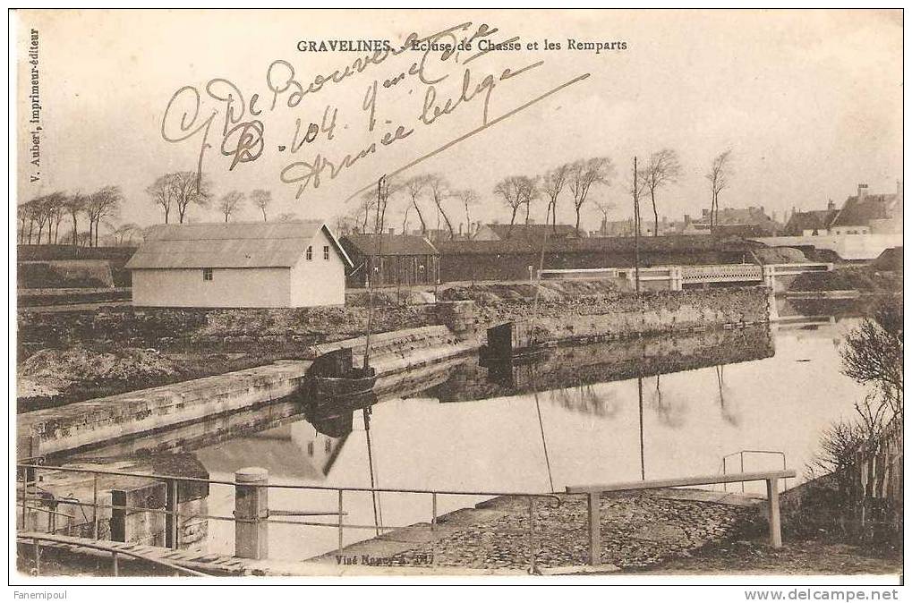 GRAVELINES.     Ecluse De Chasse Et Les Remparts - Gravelines