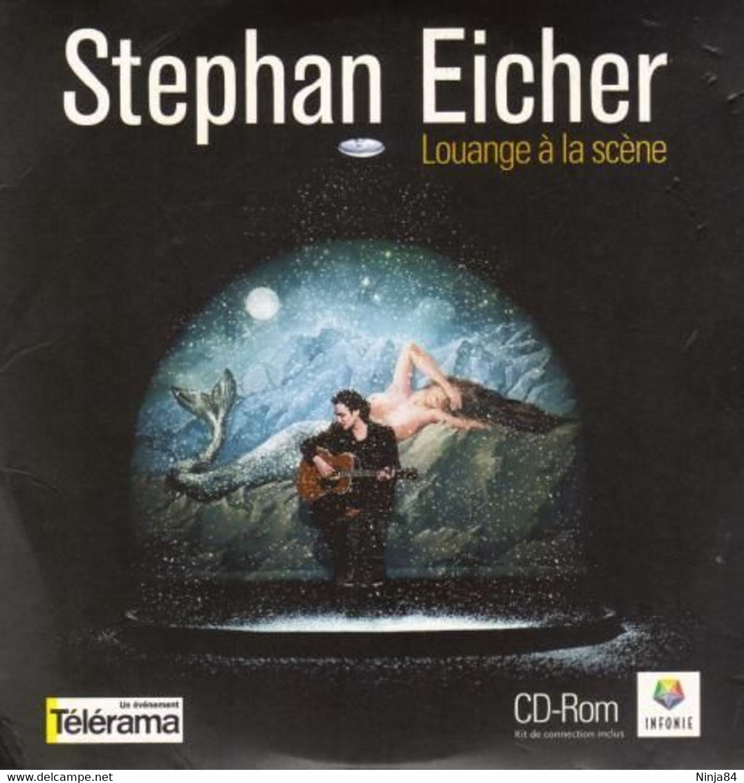 CD-ROM  Stephan Eicher  "  Louange à La Scène  "  Promo Europe - Ediciones De Colección