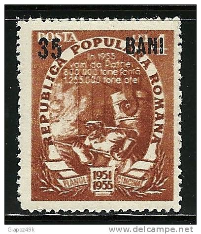 ● ROMANIA 1952 - Soprastampati - N. 1195 ** - Cat. ? € - Lotto N. 1151 - Ungebraucht