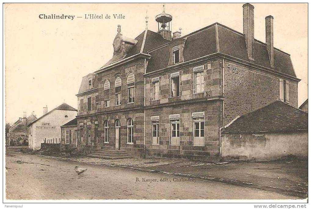 CHALINDREY.    L'Hôtel De Ville - Chalindrey