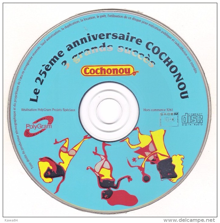 CDM   Johnny Hallyday / Claude François / Patricia Kaas " Promo Cochonou " - Collector's Editions