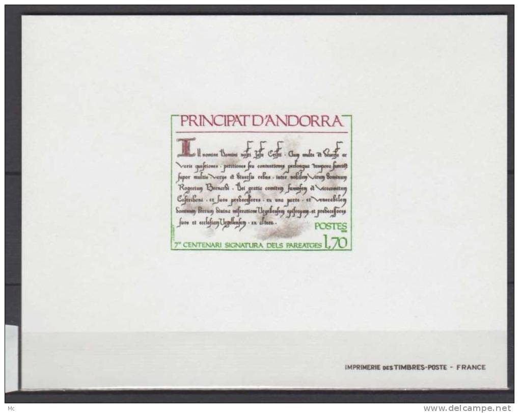 Andorre Epreuve De Luxe N° 273 - Unused Stamps