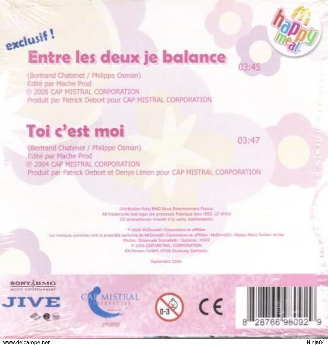 CDS  Priscilla  "  Entre Les Deux Je Balance  "  Promo - Verzameluitgaven