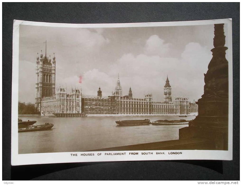 The Houses Of Parliament From South Bank 1949 - Houses Of Parliament