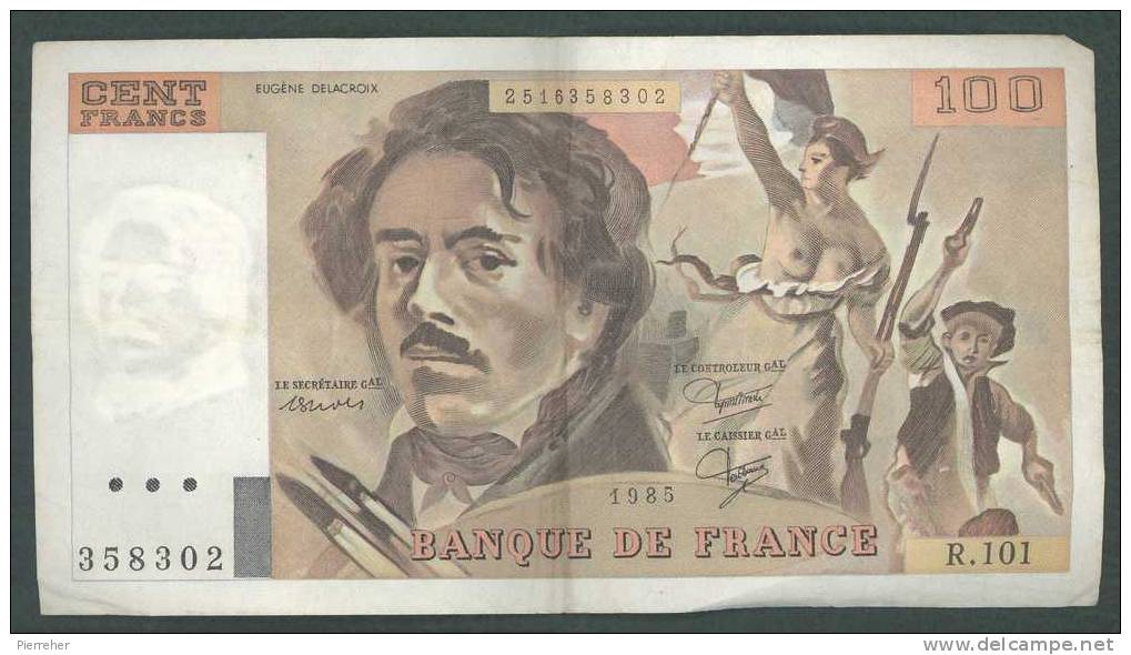 TRES TRES BEAU BILLET DE 100 FRANCS DELACROIX DATE DU 3.05.1973 - 100 F 1978-1995 ''Delacroix''