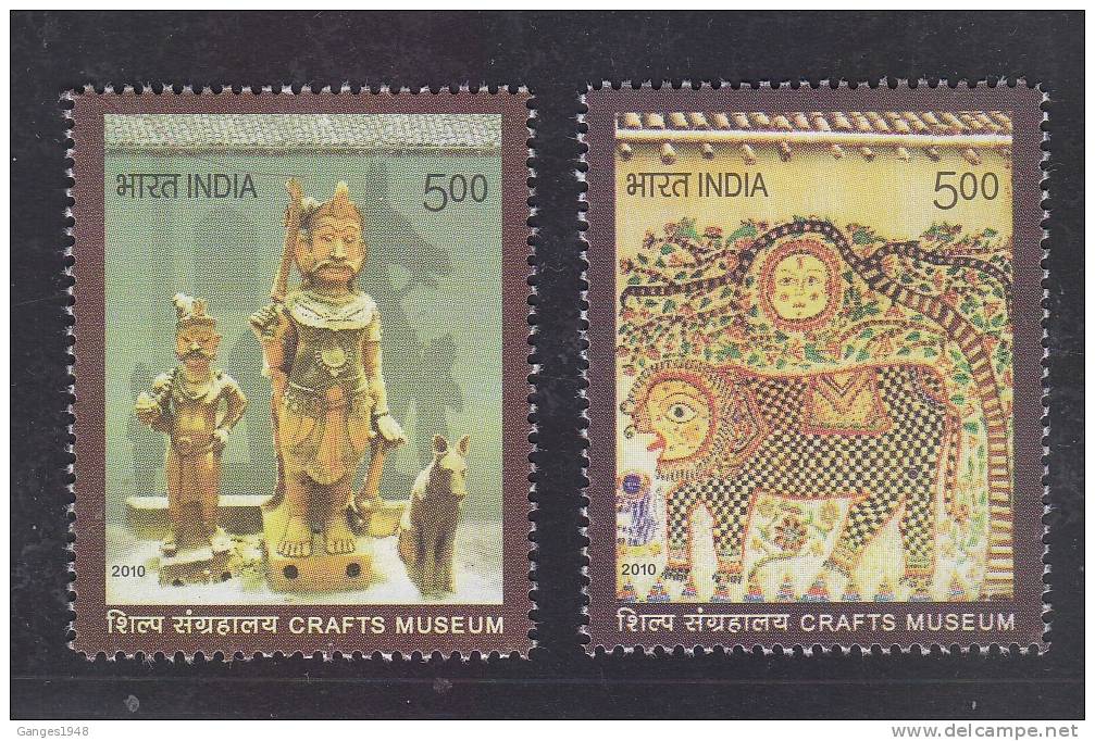 2010  Crafts Meusium  2v # 19895 S Inde India Indien - Neufs