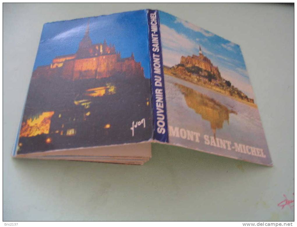 CARNET DEPLIANT DE 12 CARTES DU MONT SAINT-MICHEL - Le Mont Saint Michel