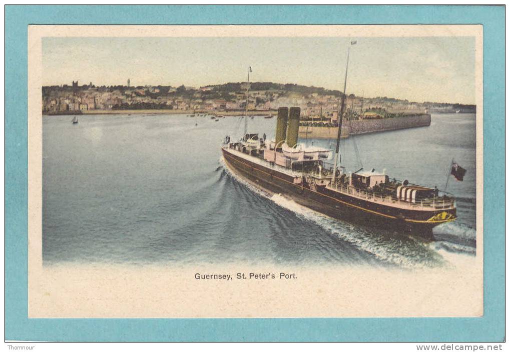 GUERNSEY  -  St.  Peter´s  Port  -  BELLE  CARTE ANIMEE  - - Guernsey