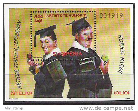 009 Albanien  " Artuhr Stanley  Jefferson & Norgell Hardu "  Bloc  ** MNH - Albania