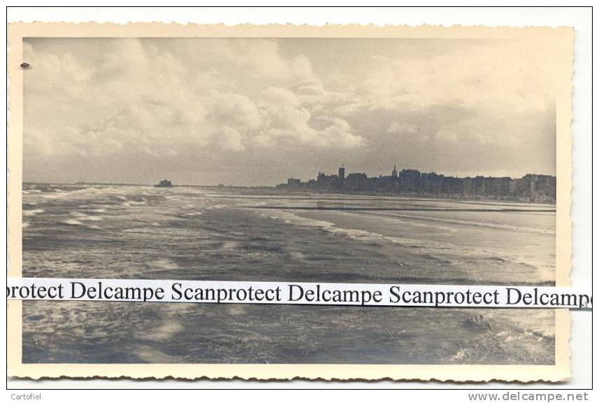 BLANKENBERGE-UNIEKE FOTOKAART-FOTO-SKY-LINE-JAREN´50 - Blankenberge