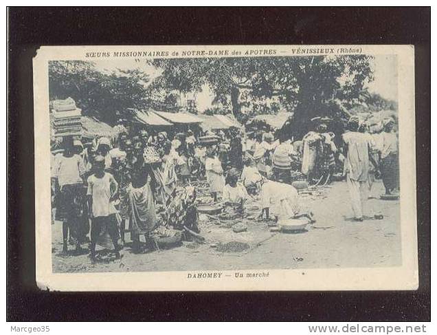 Dahomey Un Marché Soeurs Missionnaires ...animée Voir état - Dahomey