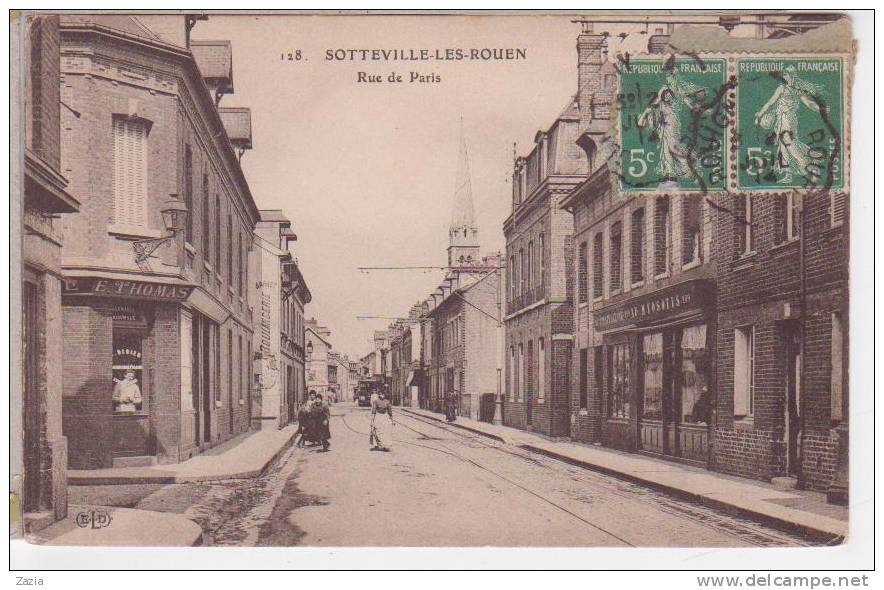 76.464/ SOTTEVILLE LES ROUEN - Rue De Paris - Sotteville Les Rouen