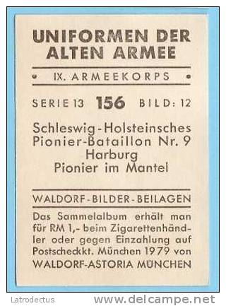 Uniformen Der Alten Armee - 1932 - 156 - Schleswig-Holstein, Harburg - Andere & Zonder Classificatie