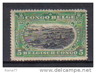 SS1729 - CONGO BELGA , 5 Cent N. 14    ** - Unused Stamps