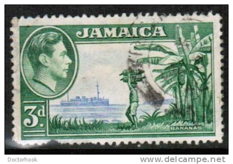 JAMAICA  Scott #  121   VF USED Faults - Jamaica (...-1961)