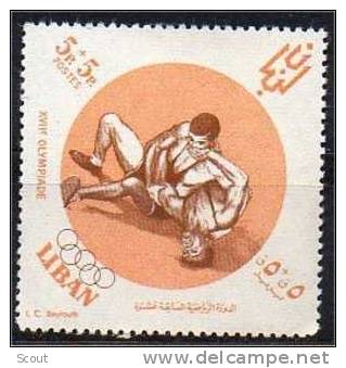 LIBANO – LEBANON - LIBAN - 1960 - OLIMPIADI DI ROMA - LOTTA - YT 177 MI 696 ** - Lotta