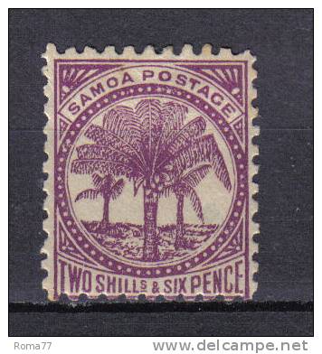 SS6013  - SAMOA , Il N. 16  Dent  11  *  Mint - Samoa