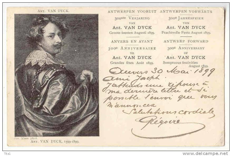 D7029  -  ANTWERPEN  -  ANVERS  -   Ant. VAN DYCK  *1899* - Autres & Non Classés