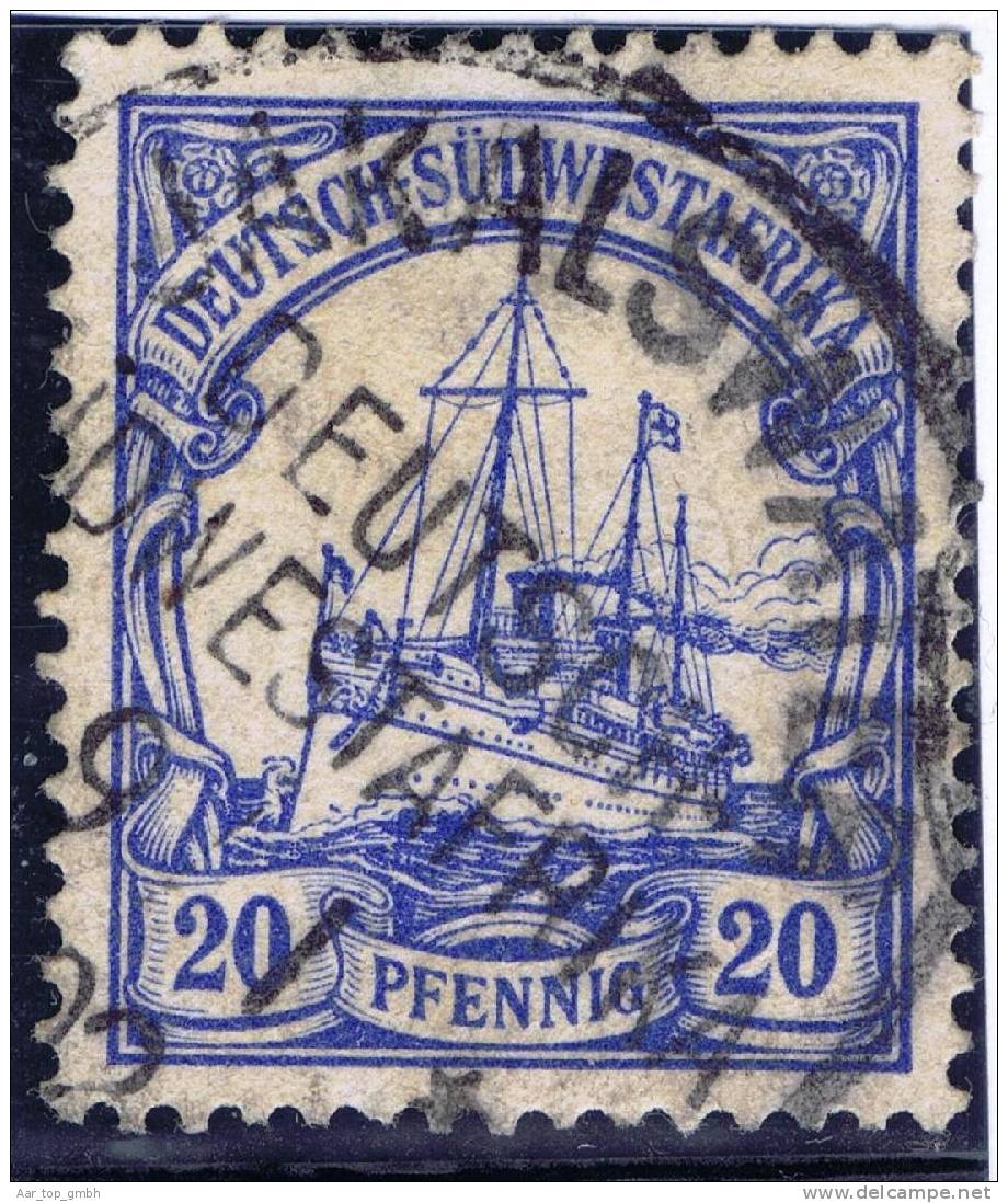 Deutsche Post In Südwestafrika Jakalswater 1902-01-09 Mi#14 - Sud-Ouest Africain Allemand