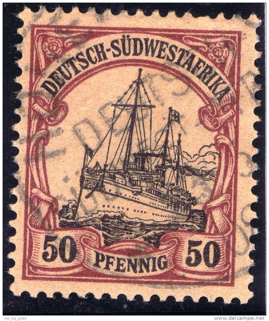 Deutsche Post In Südwestafrika Hohewarte 1908-05-23 Mi#18 - Sud-Ouest Africain Allemand