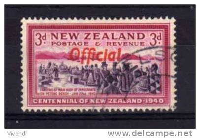 New Zealand - 1940 - 3d Official Centennial Issue - Used - Officials