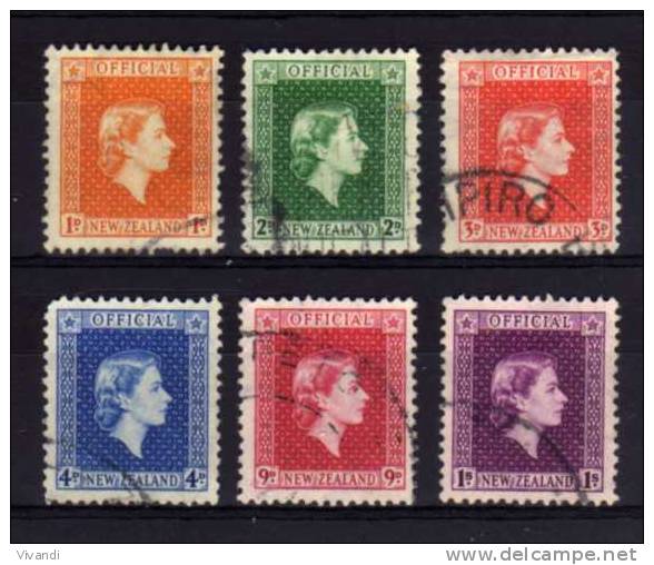 New Zealand - 1954 - Officials (Part Set) - Used - Officials