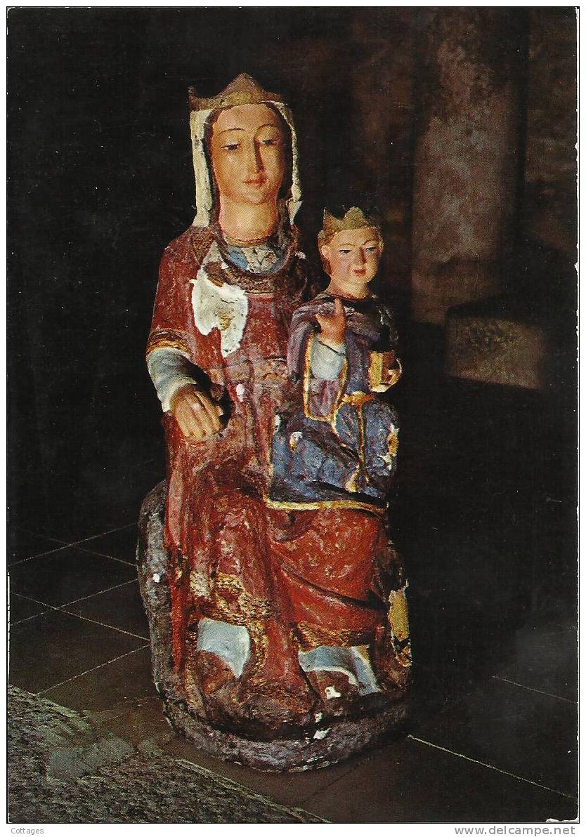 ST MARTIN DU CANIGOU - Abbaye - VIERGE ROMANE POLYCHROME - Autres & Non Classés