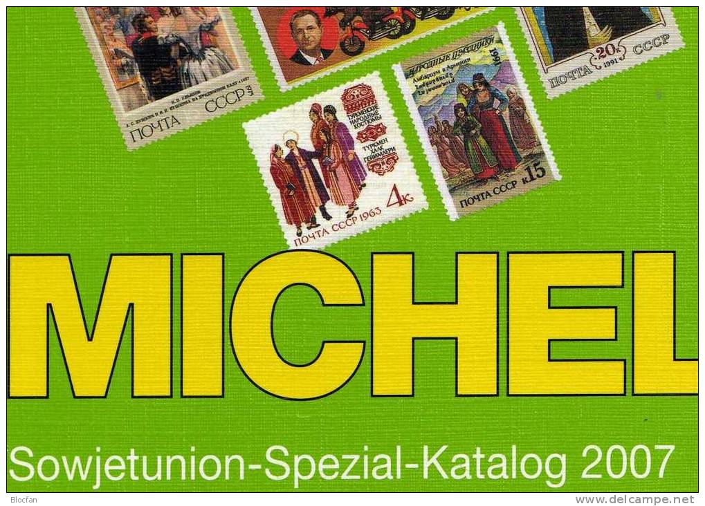 Sowjetunion Spezial Briefmarken Michel Katalog 2007 Neu 148€ Für Experten Für Ein Gesuchtes Motiv-Gebiet Of USSR CCCP SU - Catalogues
