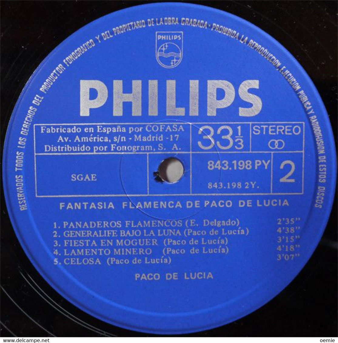 PACO  DE  LUCIA  °    FANTASIA  FLAMENCA - Andere - Spaans