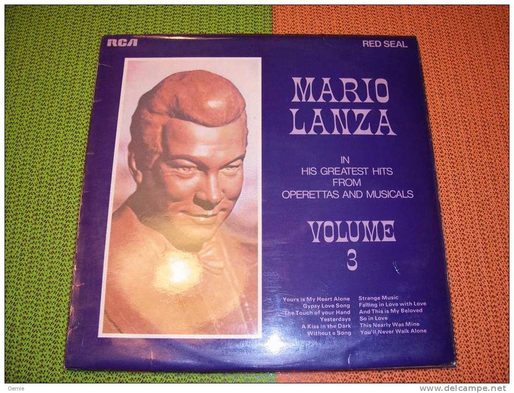 MARIO  LANZA  °  VOLUME  3     REF  RCA  4002 - Other - Spanish Music