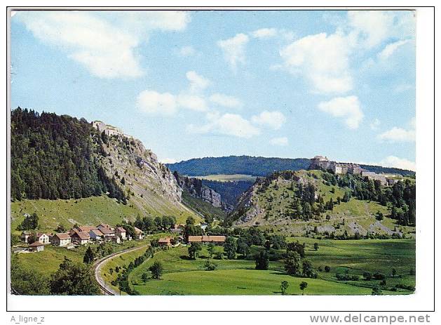 Ref 28 CPSM Paysages Du Haut Doubs Défilé Des Forts De Joux Et Du Larmont - Autres & Non Classés