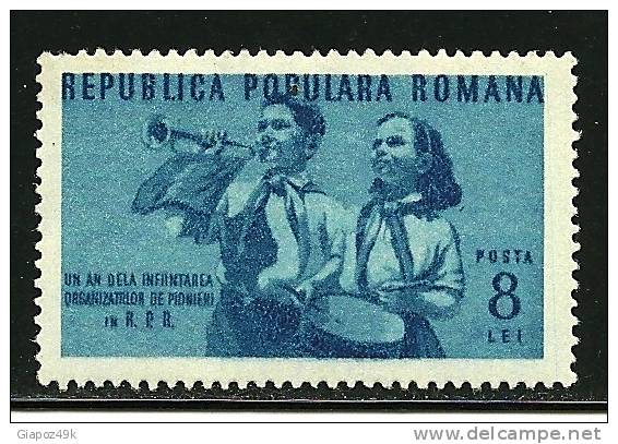 ● ROMANIA 1950 - GIOVENTU' - N. 1114 ** - Cat. ? € - Lotto N. 1185 - Nuovi